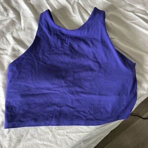 Athleta Purple Cropped Tank- SIZE M
